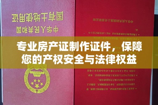 黄平专业房产证制作证件，保障您的产权安全与法律权益