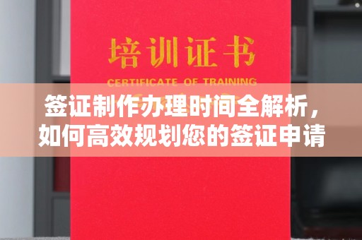 南岸签证制作办理时间全解析，如何高效规划您的签证申请流程
